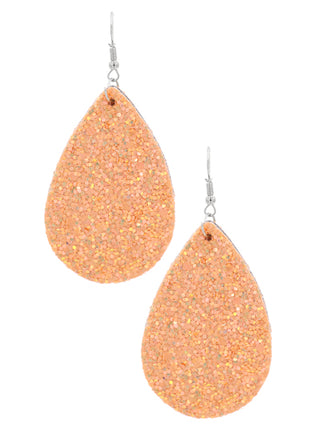 Teardrop glitter Earring