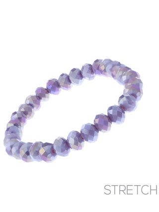 8MM Glass Bead Bracelet