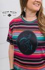 Saddle Up Serape Tee - The Fringe Spa'Tique