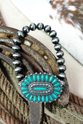 Turquoise Radnor Lake Bracelet - The Fringe Spa'Tique