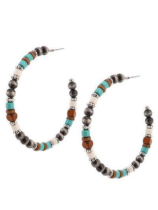 Western Navajo Hoop Earring - The Fringe Spa'Tique